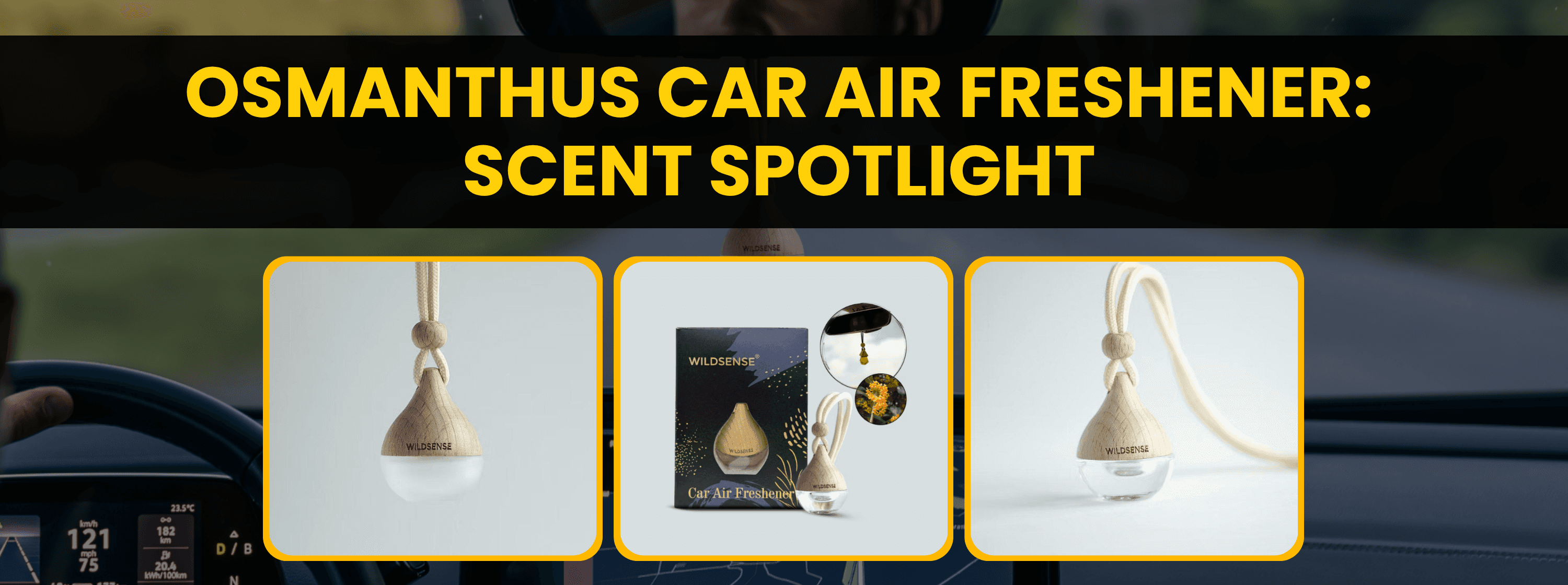 Osmanthus Car Air Freshener Scent Spotlight Osmanthus Car Air Freshener Scent Spotlight