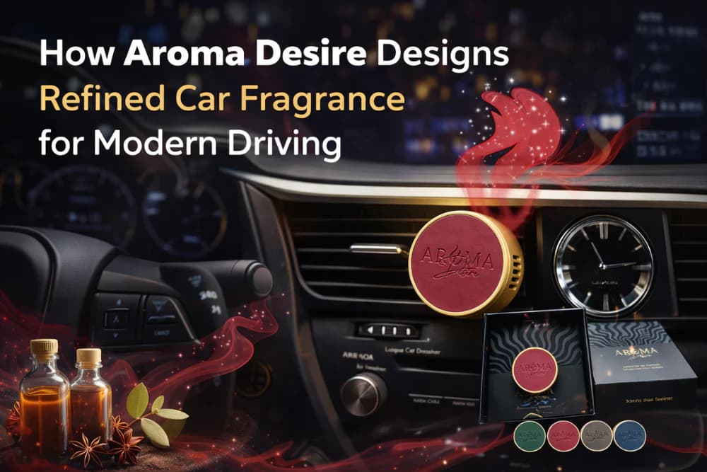 How Aroma Desire Designs Refined Car Fragrance for Modern Driving