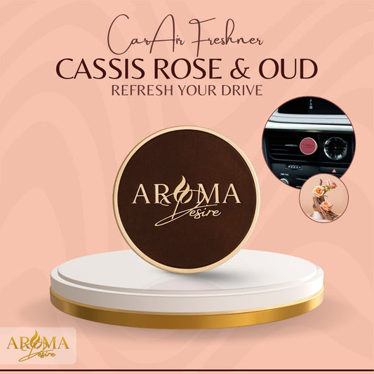 Luxury Car Air Fragrance - Cassis Rose & Oud